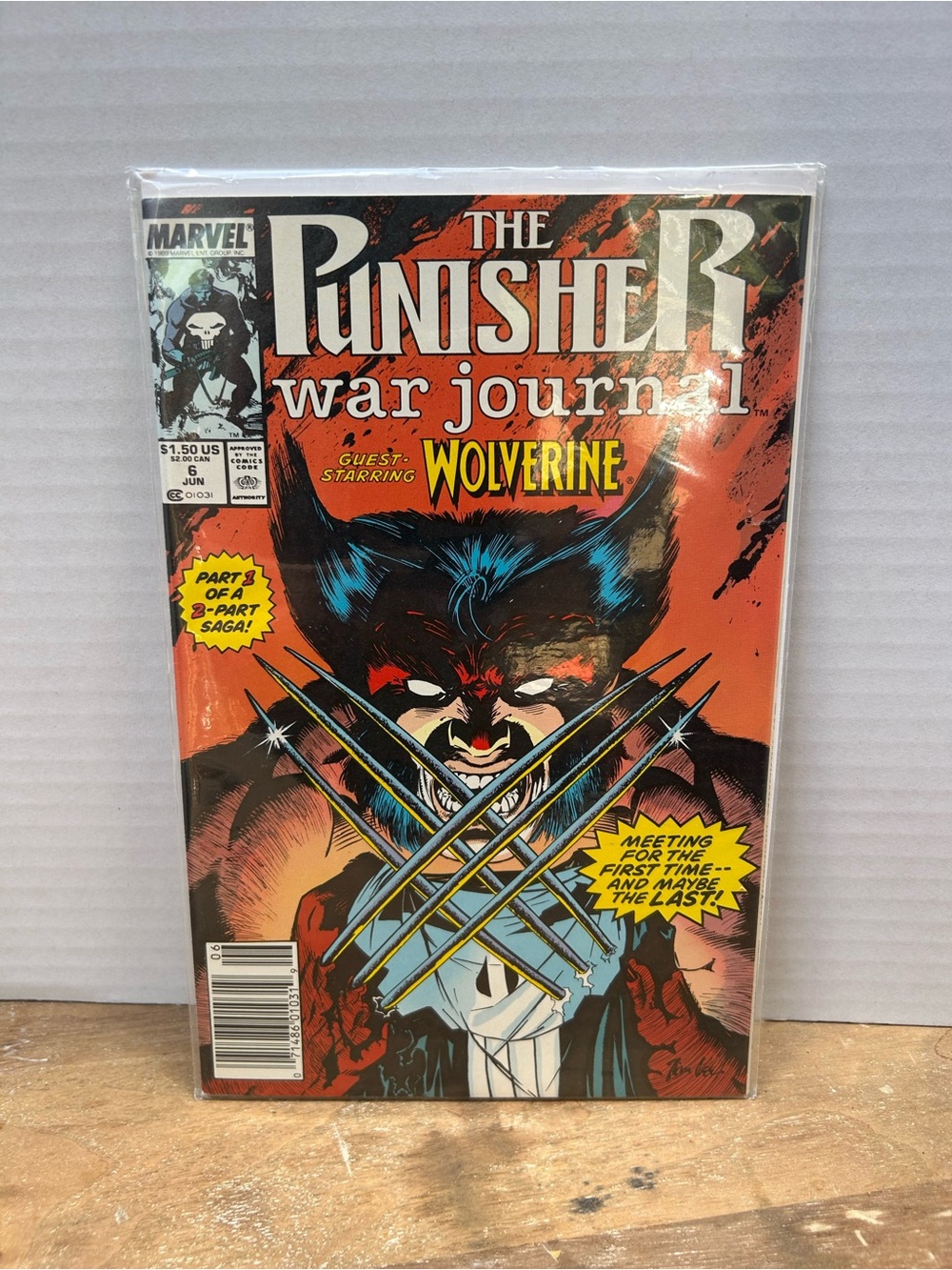 The Punisher War Journal Marvel Comic Book Wolverine